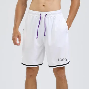 Summer quickly dry running training casual gym shorts for men mesh basketball men's mesh shorts