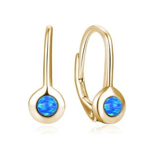 Minimalistic Artificial Gemstone Jewellery 925 Sterling Silver Exotic Earrings