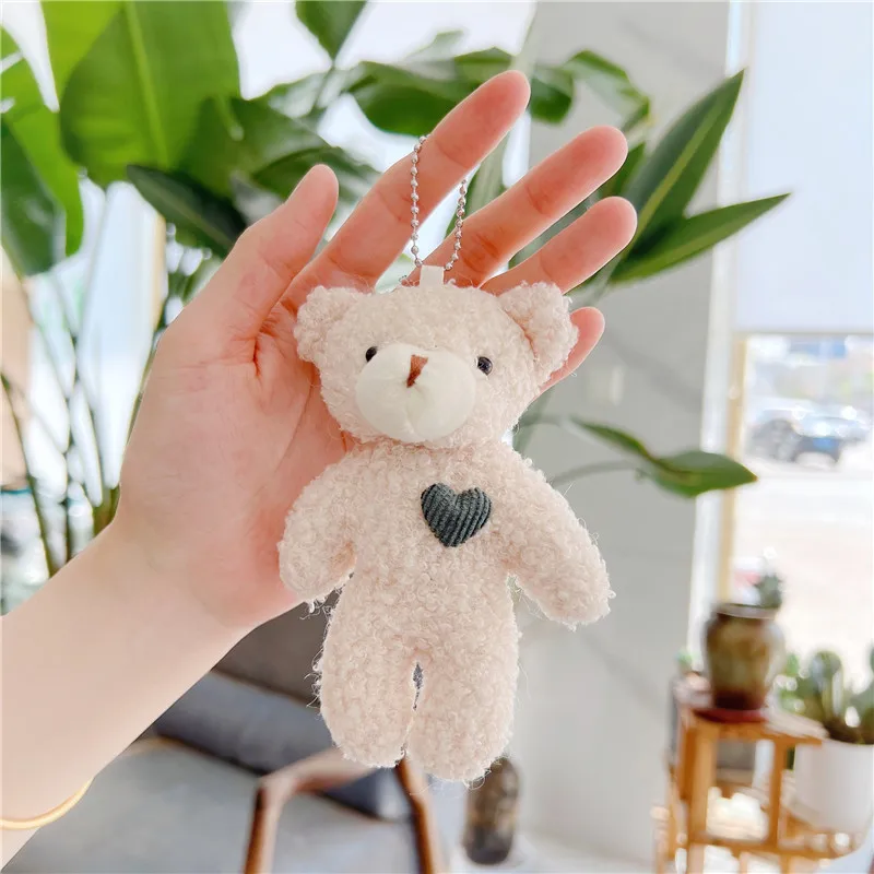 Cute Teddy Bear Lover Gift Teddy Bear Handbag Charm Keychain