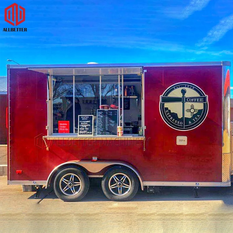 Hot Dog Stand Champagne Ice Cream Snack Van Hotdog Cart Food Trailers