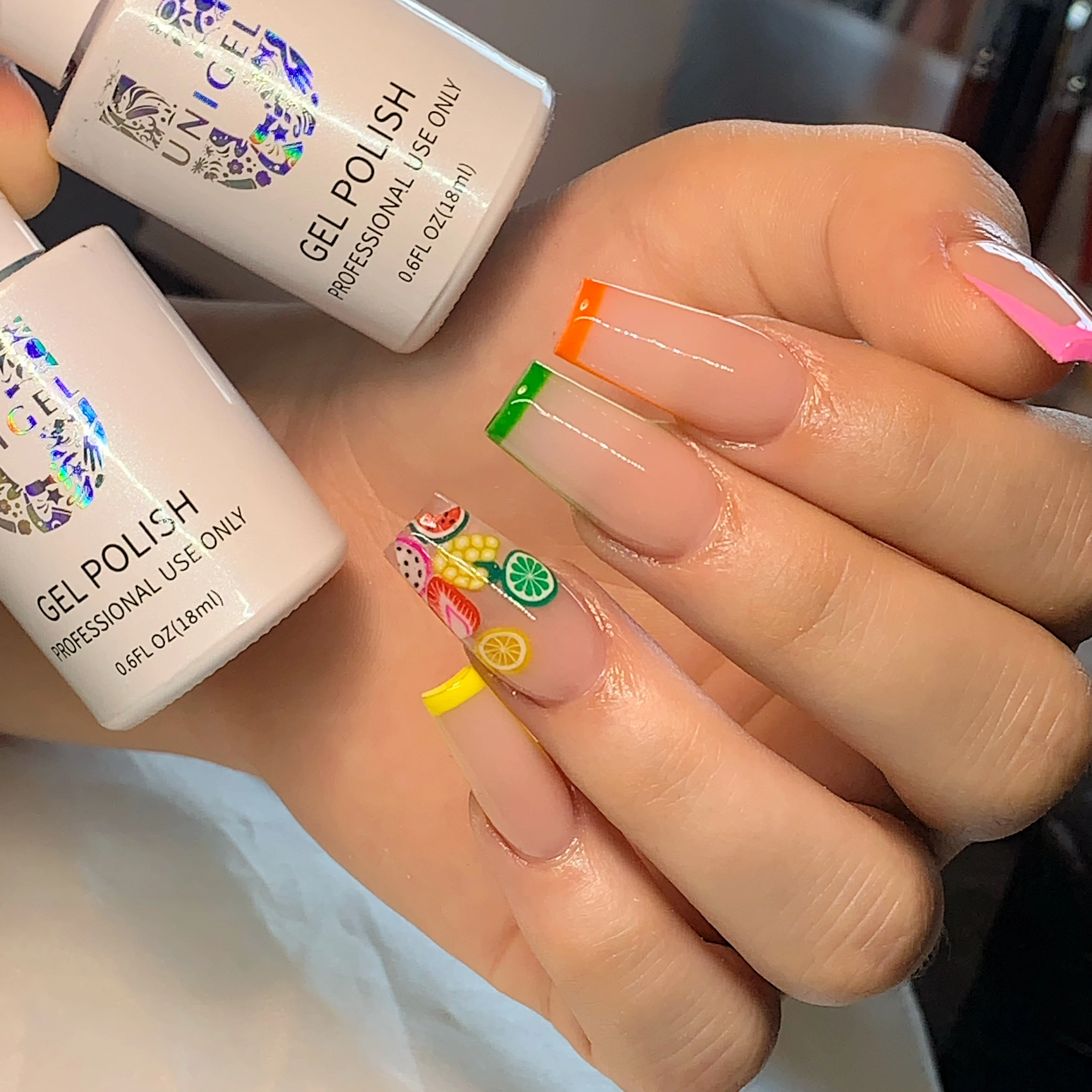 Лидер продаж розовый серии/ню серии УФ гель лак легко soak off гель польский