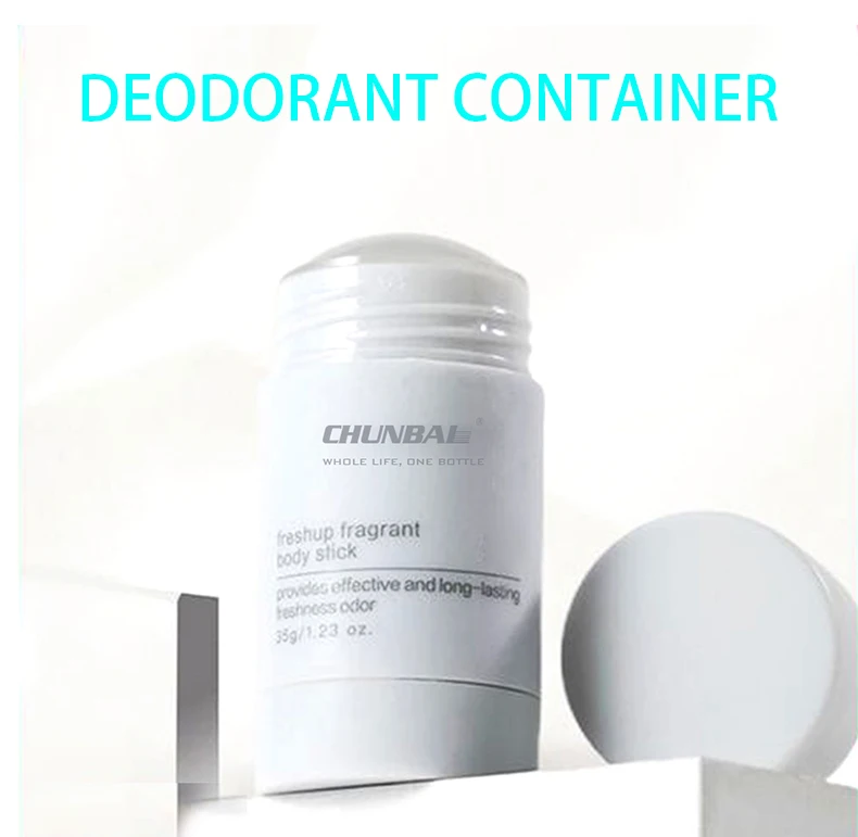 30g 50g 75g Eco Friendly Oval Empty Container Antiperspirant Fragrant
