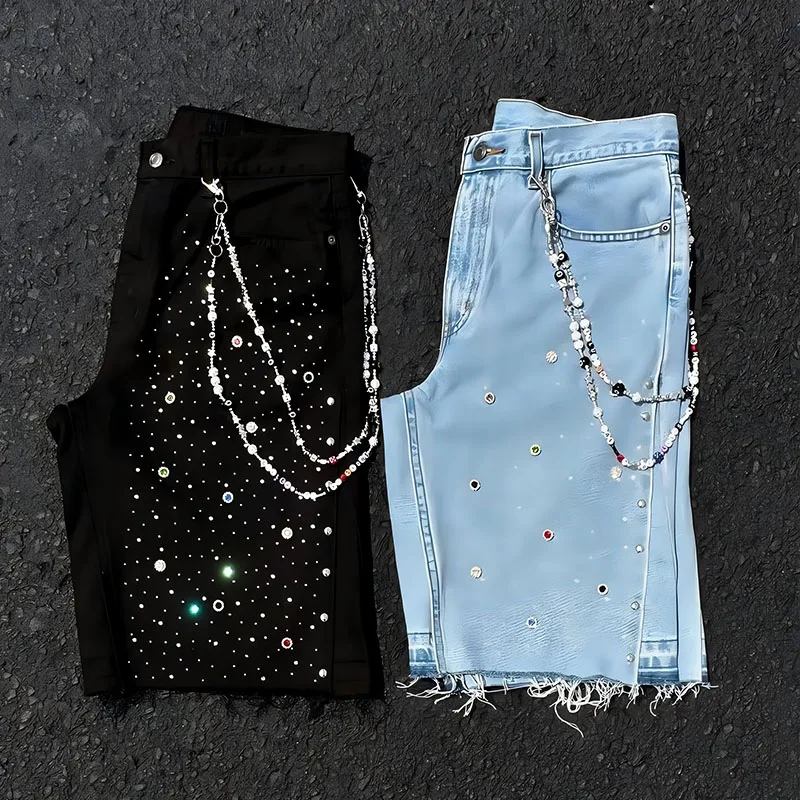 Primark Clothing Diamante Jeans Primark Custom Y2k Jeans Designer