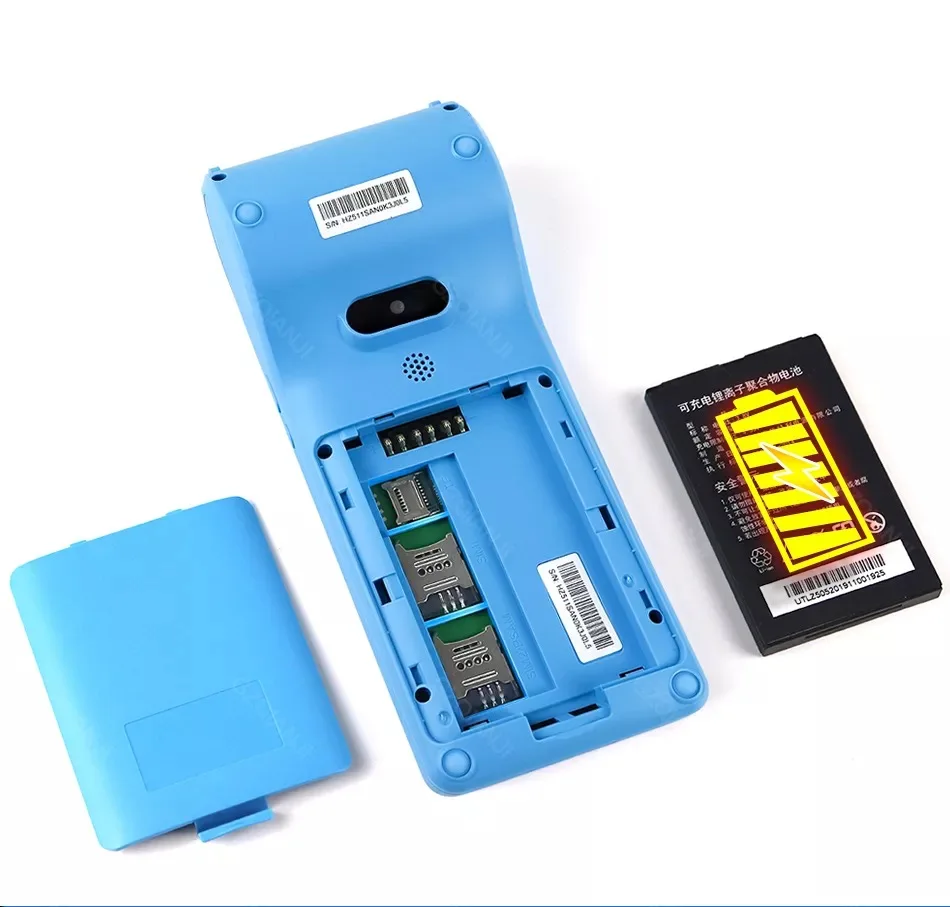 T2N Mobile Android POS Device Touch Screen Handheld Pos 58mm Thermal Printer 5 Inch 4G WIFI Barcode Point of Sale System