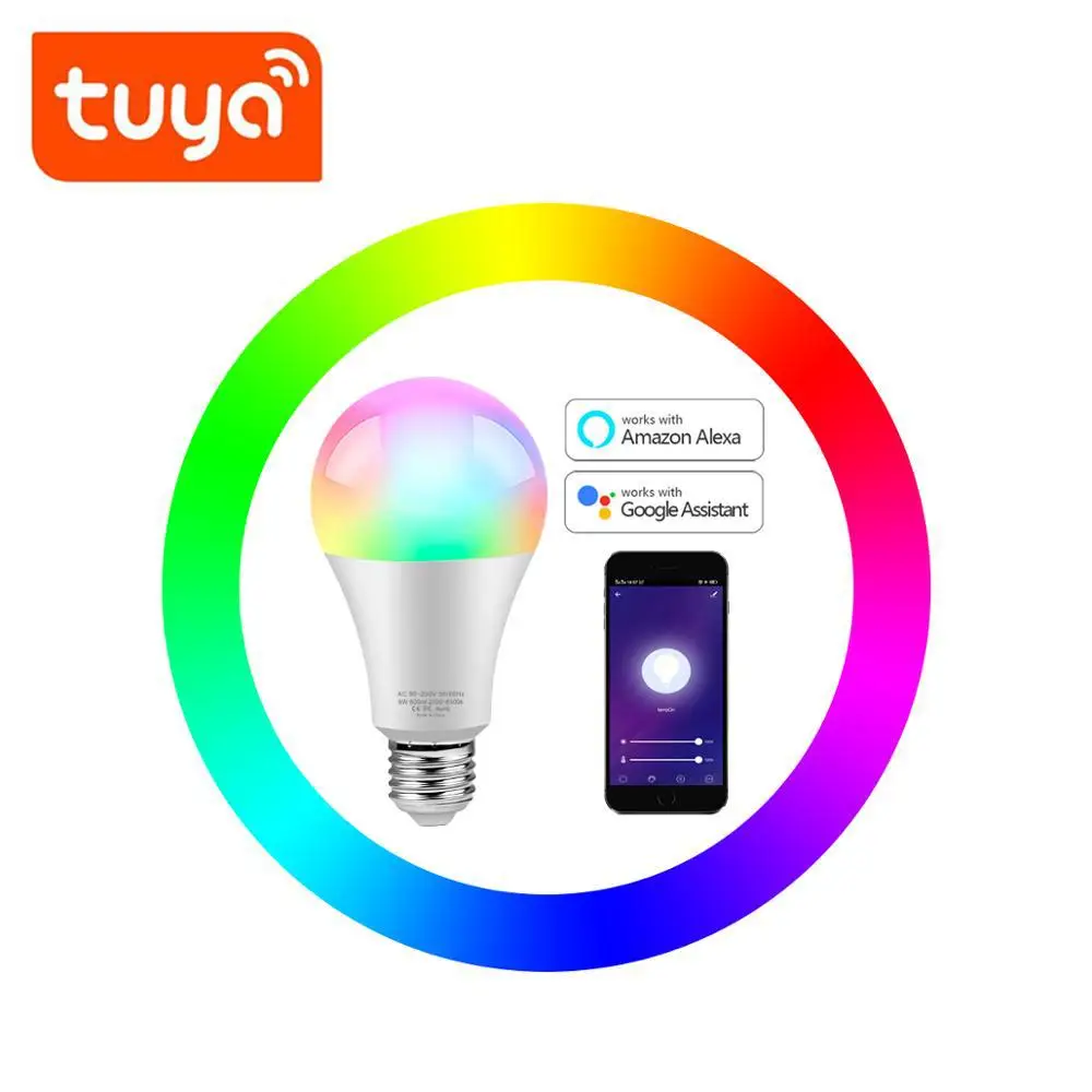 Умная светодиодная лампочка rgb с wi fi. Tuya Smart лампа. Умные лампы e27 с Wi-Fi. Tuya Smart led. Tuya Smart led Light.