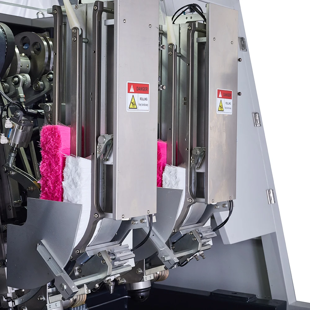 5-Axis Automatic 2-Drilling 1-Tufting Machine for Broom Tufting Used Home Product Manufacturing