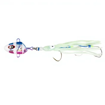 Deep Sea Boat Fishing Enyue Live Bait Stainless Steel Grouper Sea Bass Slow Jigging Iron Plate Luminous Lure Wholesale Lucanus – Metal Jig – view 2