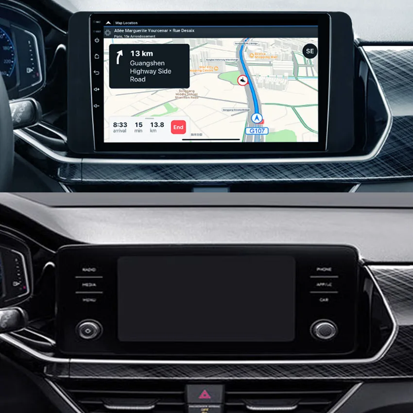 DSP Android Auto Radio GPS Navigation Carplay Multimedia Player Autoradio Car Head Unit for VW POLO Amplifier Reversing Aid