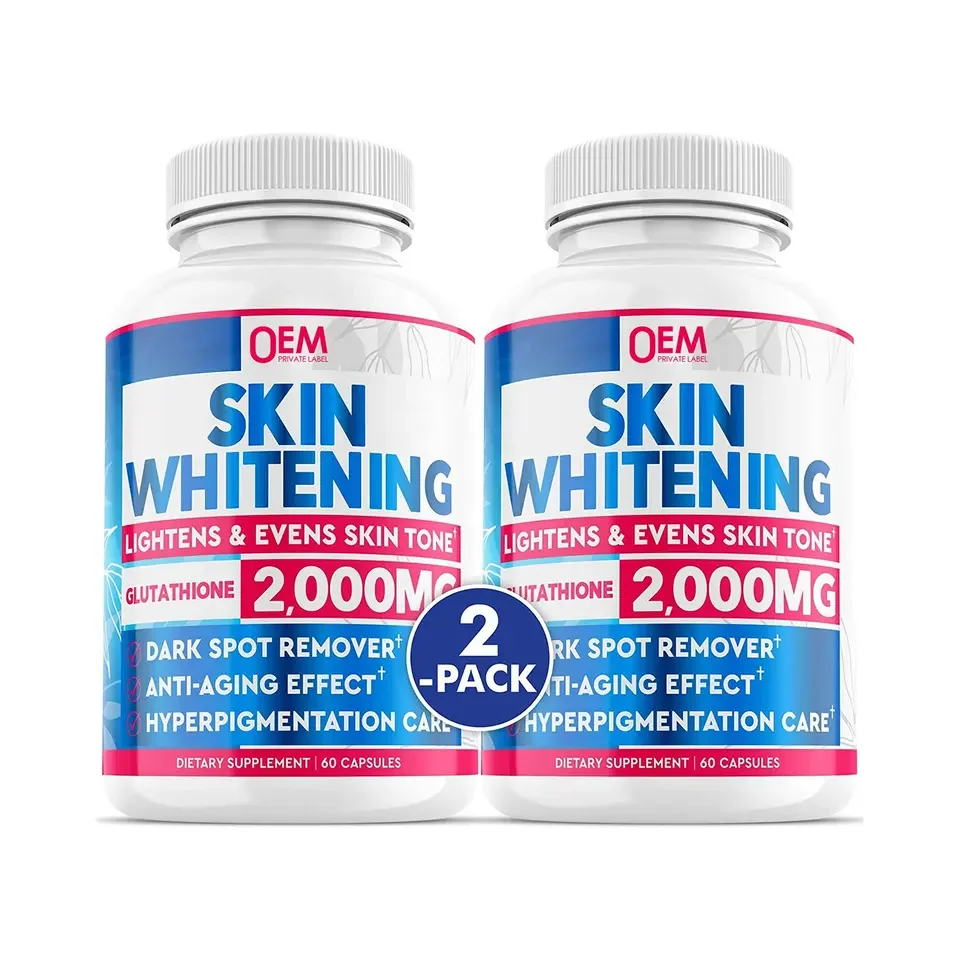 Skin Lightening Capsules Skin Whitening Pills Effective Reduce Dark Spots Capsules Whitening  glutathione capsule