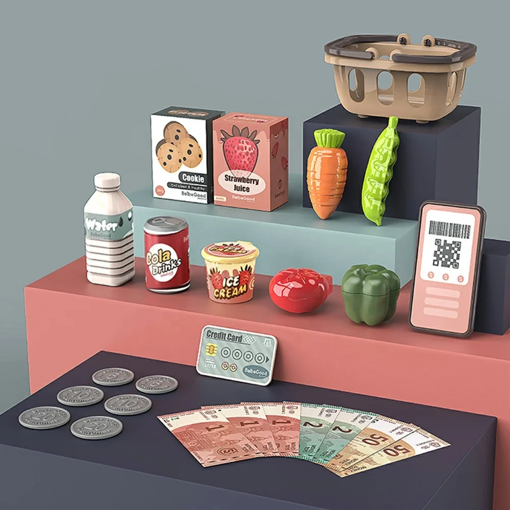 Игрушка для ролевых игр, новейшая образовательная ролевая игра, электронное распознавание речи, кассовый аппарат, игрушка для детей