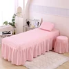 Skin friendly cotton bed cover, light jade