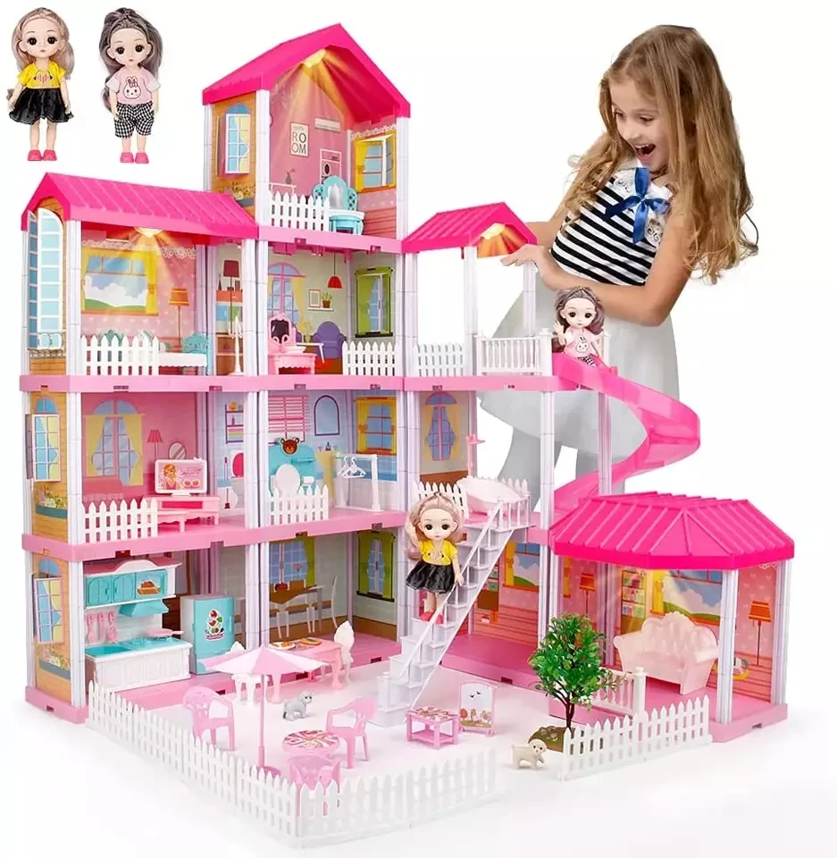 1 ensemble de meubles de maison de poupée, modèle de lit superposé