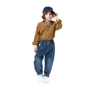 Professional Manufacture Boys Cartoon Long Sleeve Cotton T Shirt Blouse Tops Casual Style for Baby Age Group Children