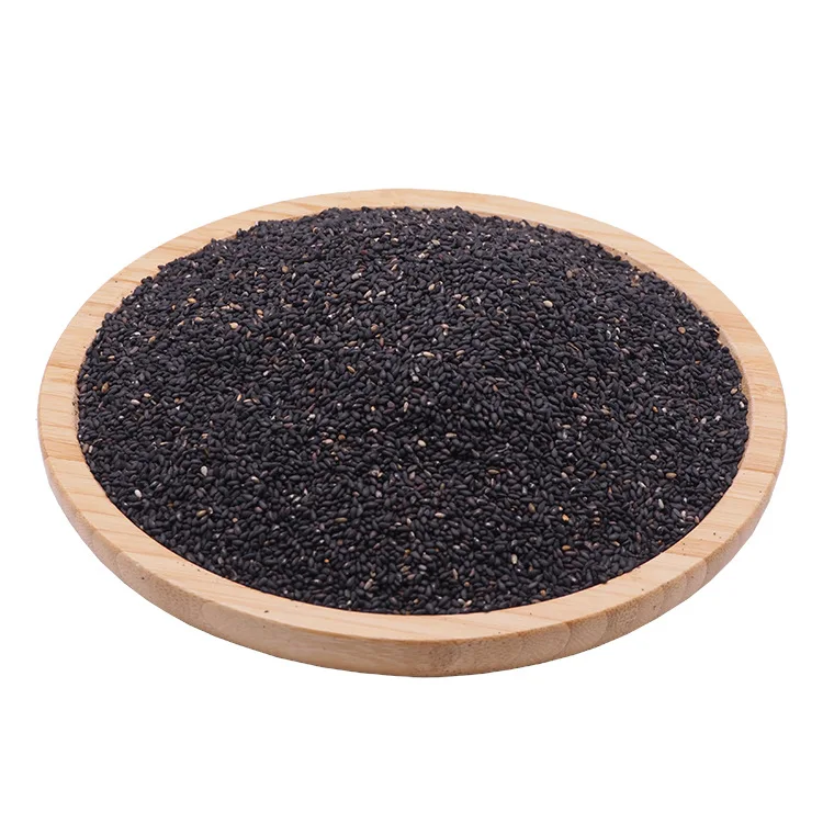factory wholesale roasted black sesame seeds natural with lowest