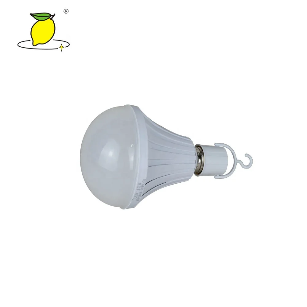 Novelty Intelligent 7W LED emergency led rechargeable light bulb