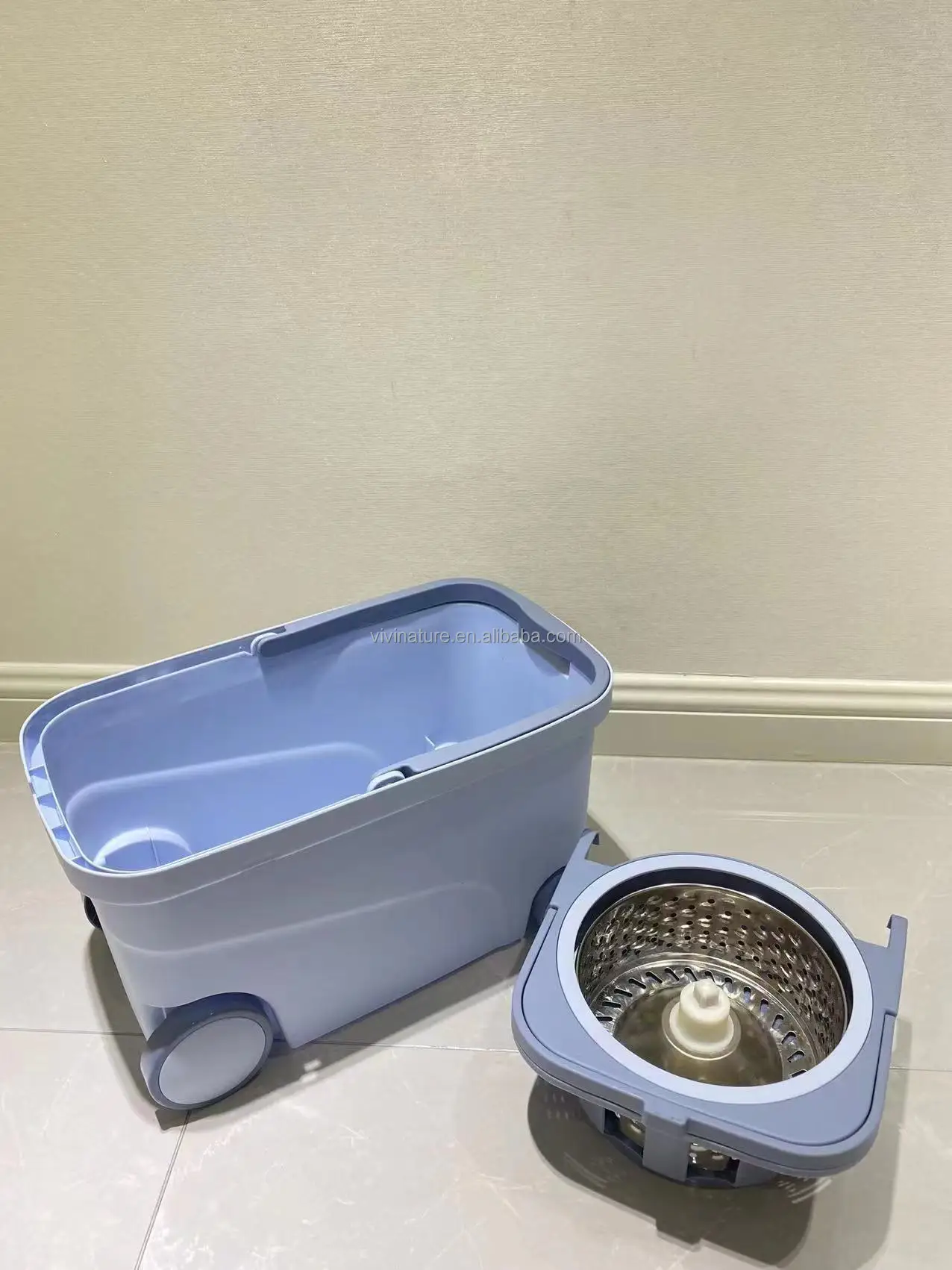 360 Вращающаяся Волшебная Швабра для уборки дома, швабра с 4 колесами