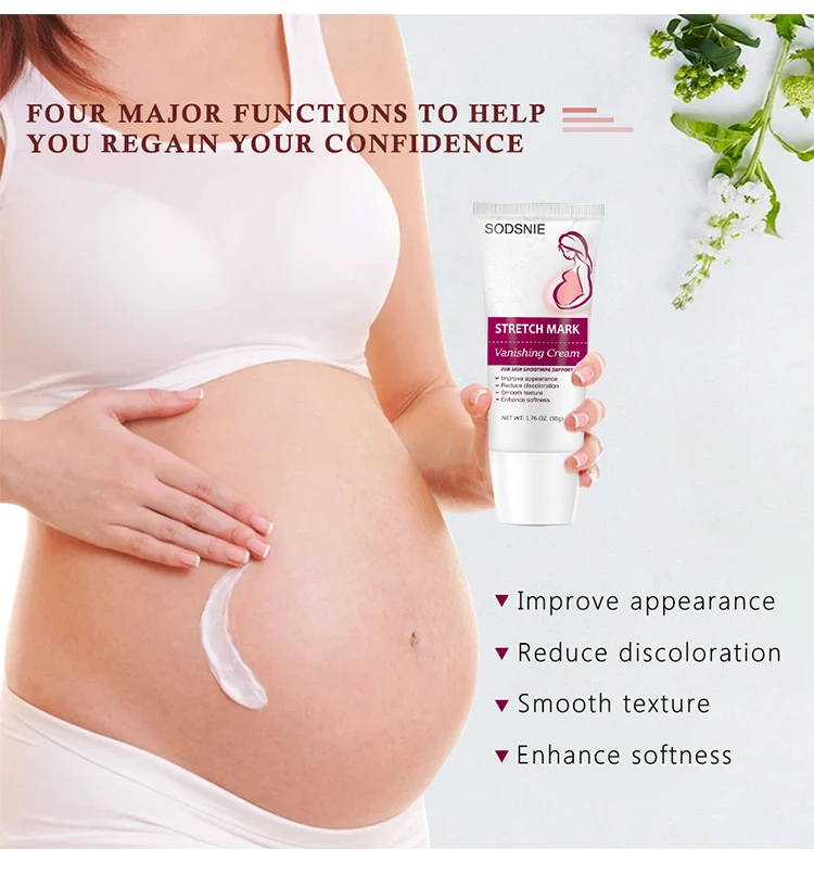 Alisa Scar Removal Stretch Marks Cream Deep Penetrates Into Moisturizing Stimulates Growth 6048