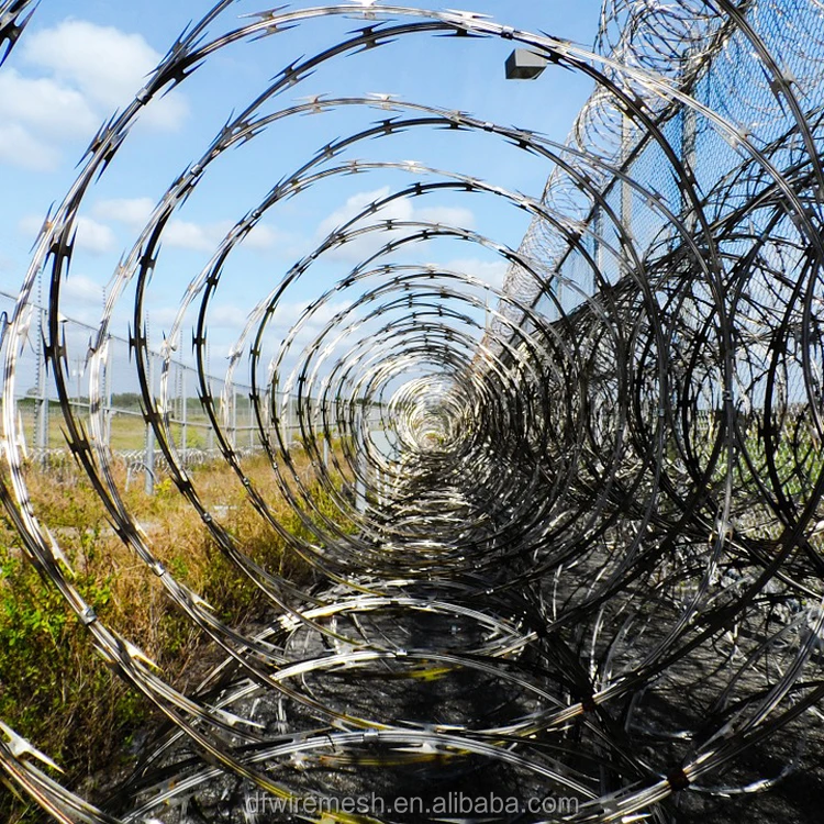 Mobile Razor Wire Security Barrier