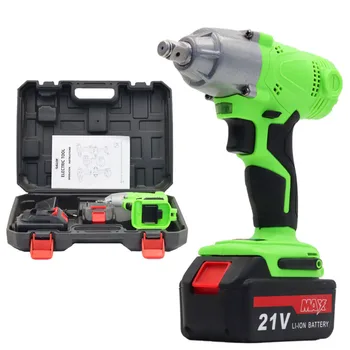 High Quality Brushless High Speed Electric Cordless Li-ion Battery Power Impact Wrench tool set