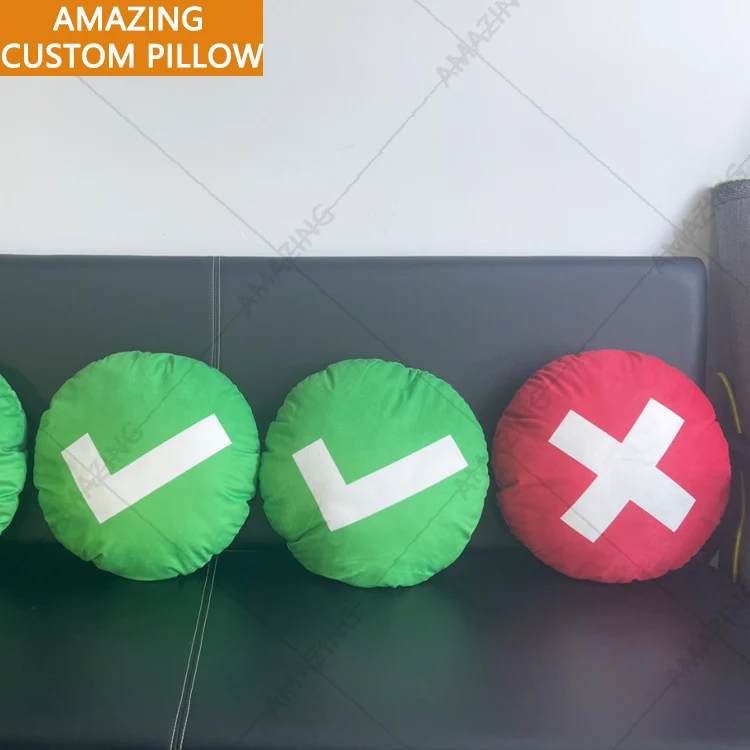 Custom Printing Cartoon Anime Shape Logo Pillow Manufacturers Body 3D Cover Case Cushion Throw Pillow