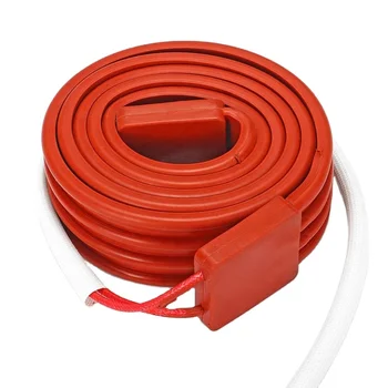 Bande Chauffante Souple En Silicone Pour Pare-Brise - 150W 12V - 1m De Long - Dégivrage Rapide Glace Et Neige - 8