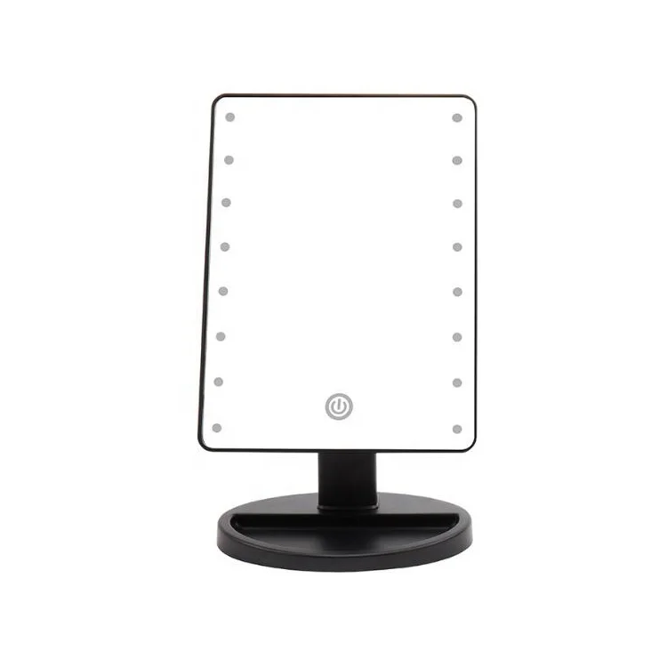 Popular Design Double Sided Salon Lighted Makeup Mirror Beauty Table Top Magnifying Vanity Decorative Mirror