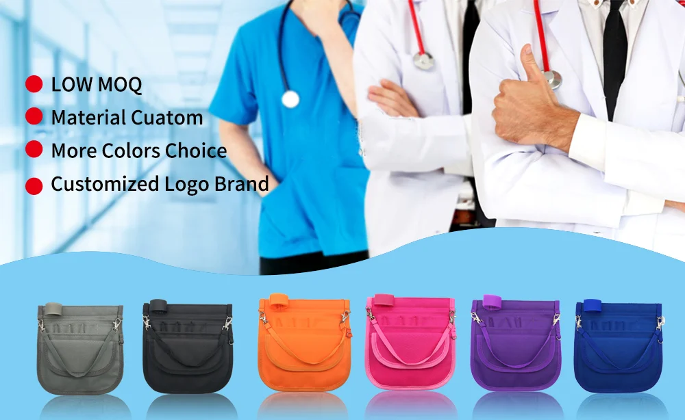 Custom Logo Wholesale Factory Nurse Pouch Waist Bags Nurse Supplies