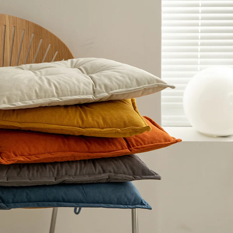 Floor Pillows Seat Cushion Velvet Tufted Outdoor Cushions Big 3D Buttons  Pillow Decorative Meditation Pet Mat Cushion Seat