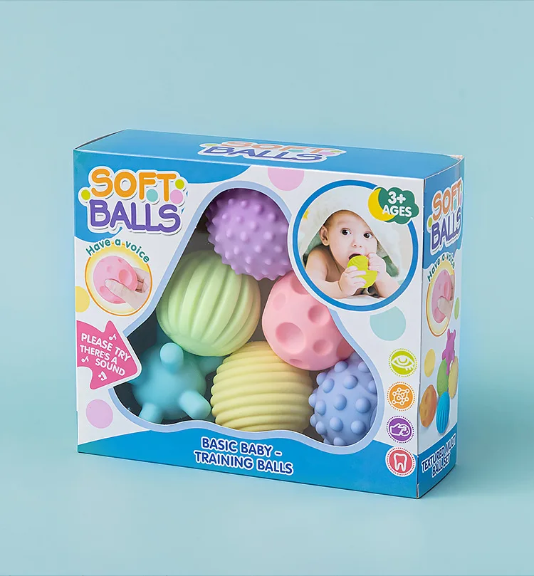 Sensory Educational Balls For Kids Soft & Textured Balls Baby Hands
