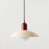Beige + Red