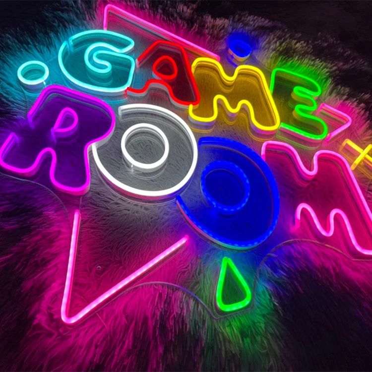 Wholesale Retailer Led Neon Sign Gaming Room Decoration Led Neon Sign ...