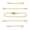two lobster clasp 13cm chain