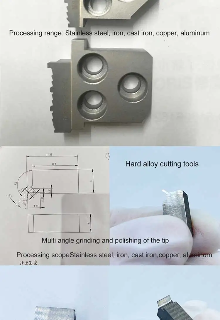 Factory Wholesale Customized Tungsten Carbide Turning Tools CNC Lathe Tools for Metal & Car Cutting Molds & Machines