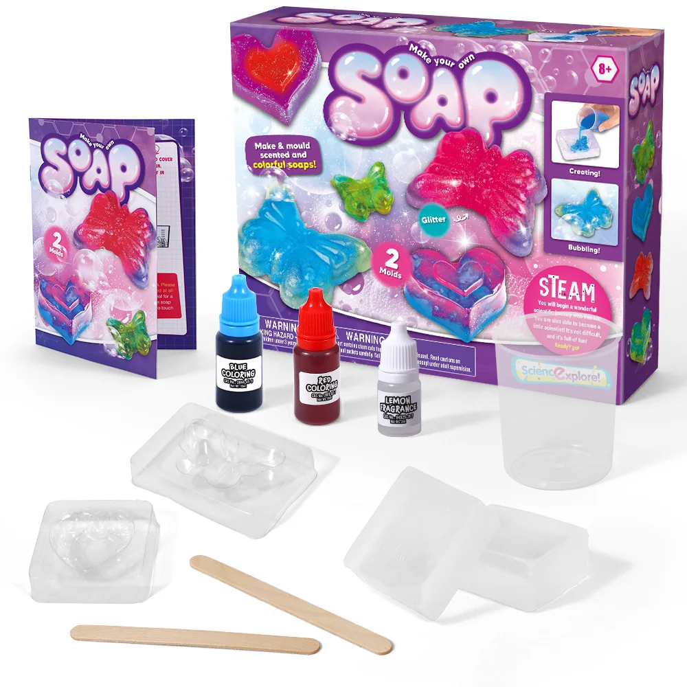 children's diy soap making kit science