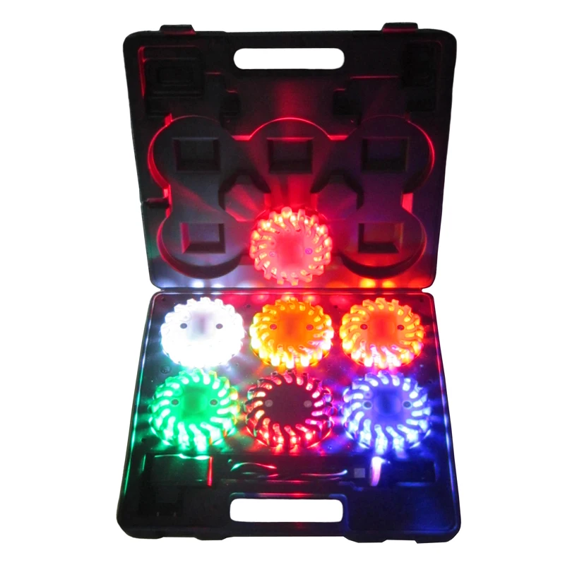 6 Pack Rechargeable Led Road Flares