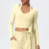 light yellow long sleeves