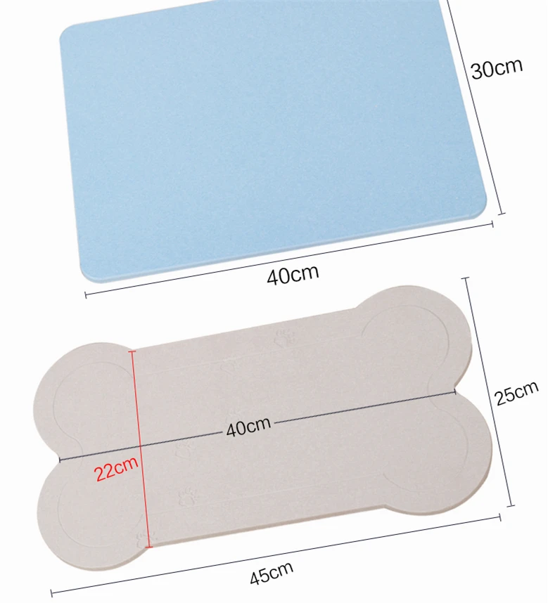 Stone Bath Mat - Quick Dry Diatomaceous Earth Bath Mat, Super Absorbent Diatomite Stone Bath Mats For Bathroom Floor, Kitchen Counter, Tub, Stone