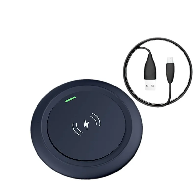 15W Fast Charging Wireless Charger K9 Round Wireless Charger for Mobile Phones and Headphones 5W/7.5W/10W Wireless Charging