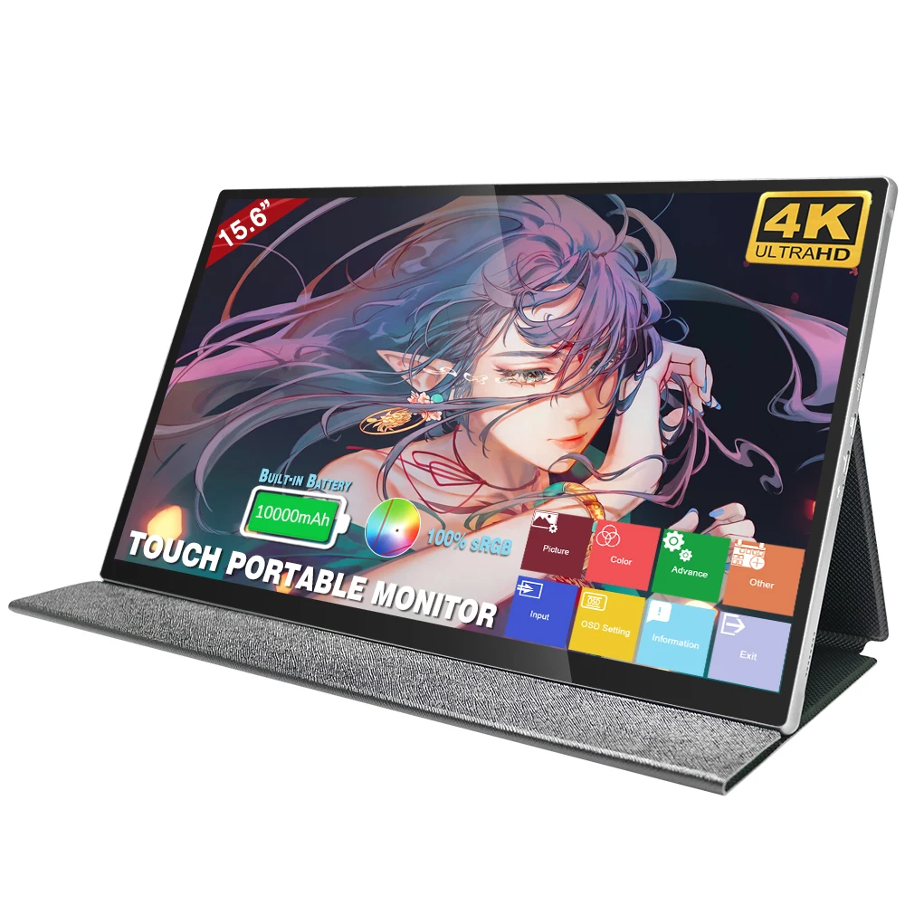 desklab 4K モバイルモニター 15.6インチ タッチスクリーン Desklab 