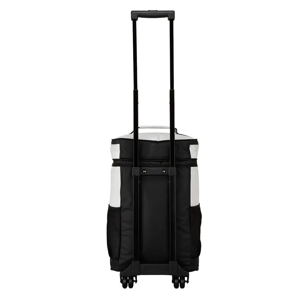 Roomy Rectangular Leakproof Insulated Outdoor Picnic Soft Wheeled Trolley Cooler Bag,rolling Cooler Bag