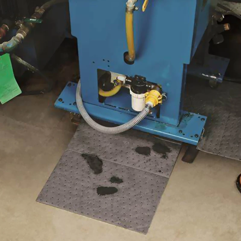 Eco-friendly Oil Spill Mat Absorb Hydrocarbon Water and Liquid Universal Absorbent Pads
