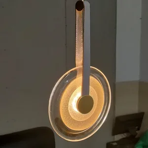 Indoor Post-Modern Pendant Lights Chandeliers Energy-Saving Glass Lamps with Contemporary Design Small Sizes for Office Use