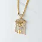 Gold Diamond Pendant Men Fashion Custom 925 Silver 10k 14K Solid Gold Jewelry Full Iced Out Moissanite Diamond Hip Hop Pendant Necklace
