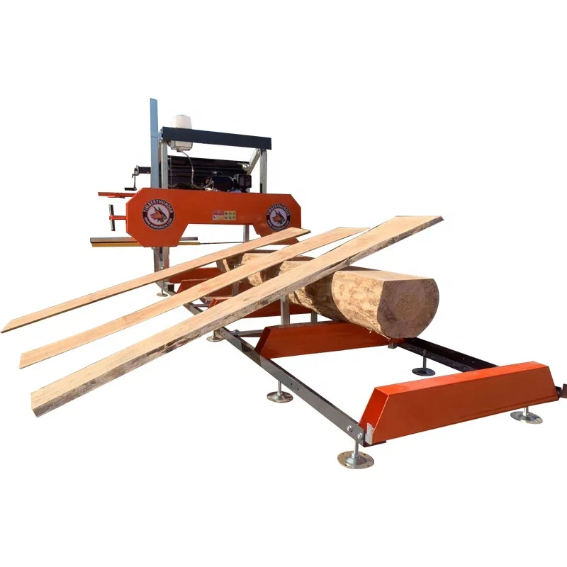 Semi-automatic Horizontal Wood Cutting Band Saw Machine for Woodworking