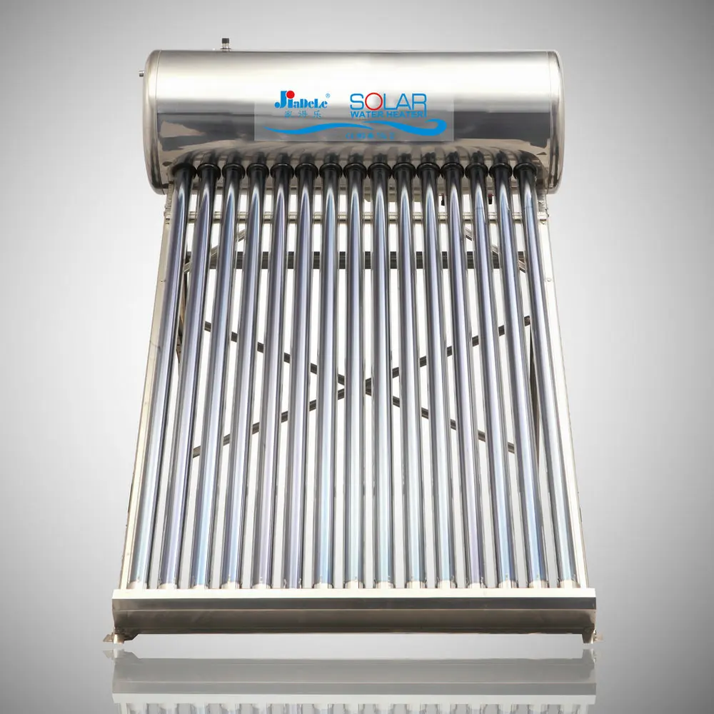 JIADELE Unpressurized Termas Solares100l 150 200l 250 300l 500 Liter Non-pressure Solar Water Heater Vacuum Tube Solar Geyser