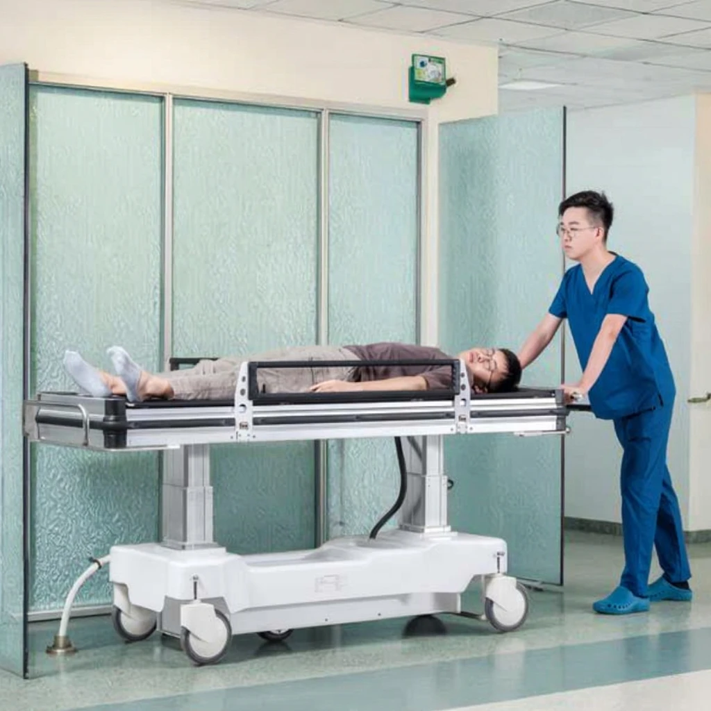 Stroke Patient Care Bed High-Tech Medical Hospital Electronic Transport Gurney