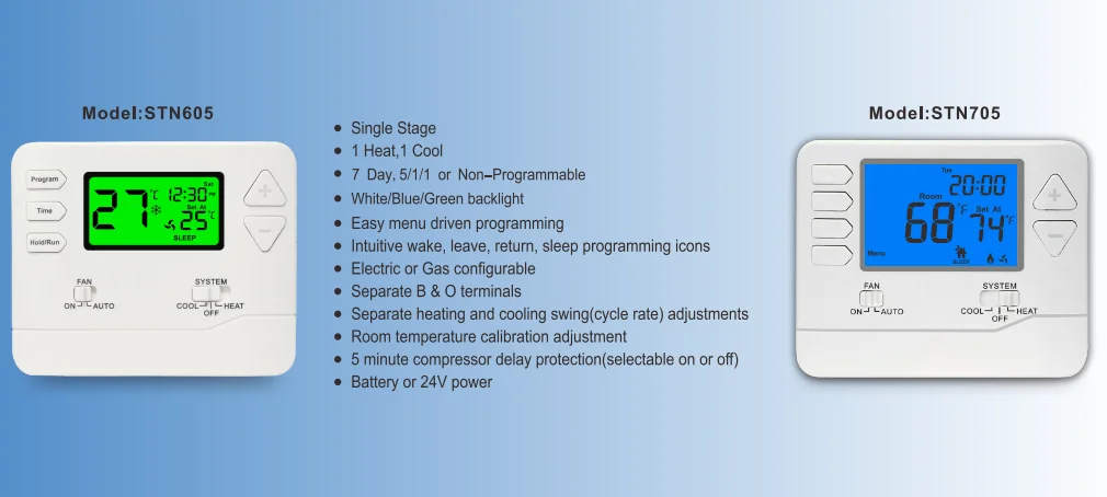Room Thermostat Central Ac Thermostat WiFi Central Air Conditioner