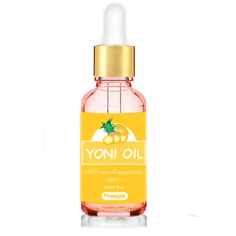 Private Label Sexy Body Massage Oil for Women Vaginal Tightening Sweet Natural Orange Strawberry Yoni Oil Detox Oil