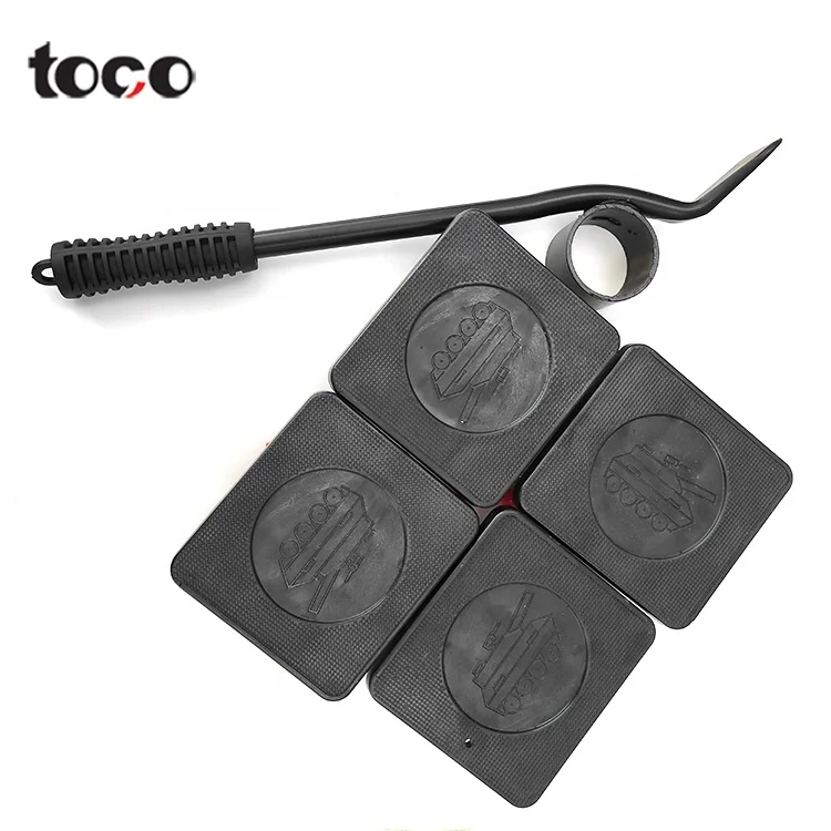 TOCO Home Trolley Lift and Move Slides Easily Triple Wheel Mover Slider Furniture Moving System Lifter Kit