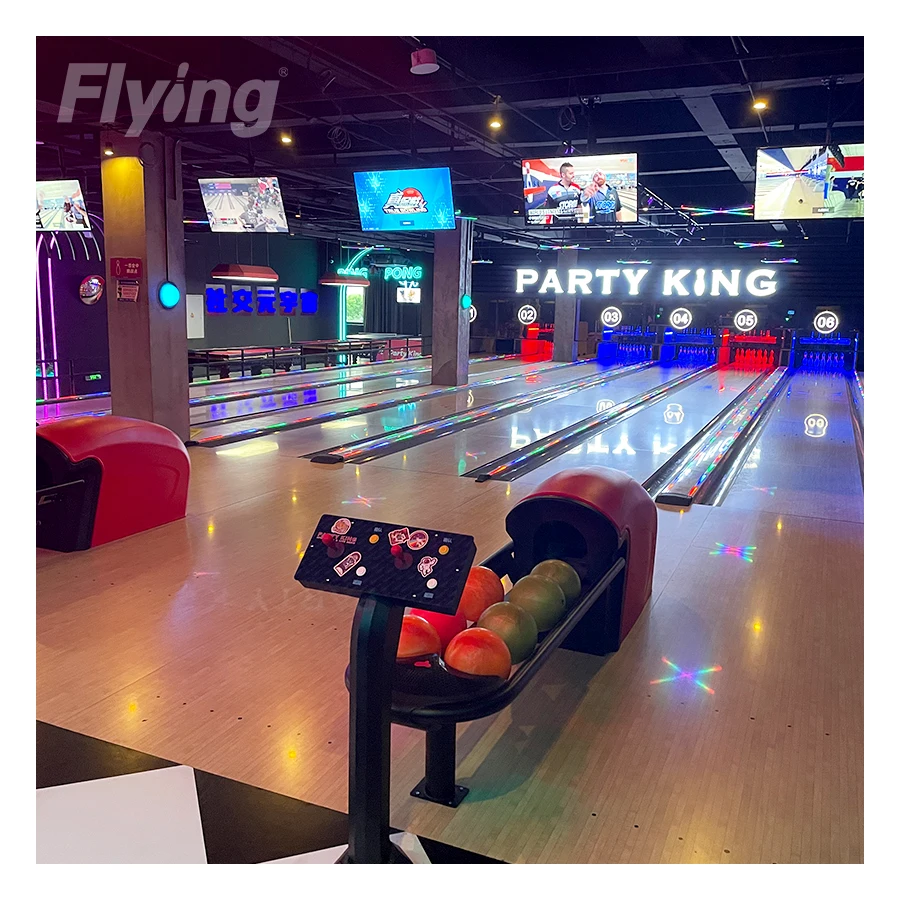 Custom Price Professional Storm Game Color Park Cleaning Lanes Pins Mobile Oil Bowling Equipment
